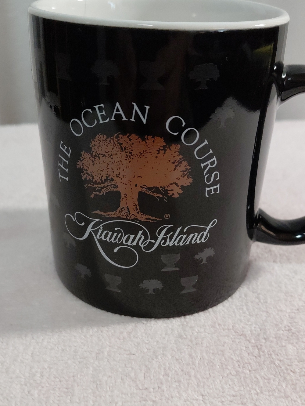 The Ocean Course Black Ceramic Coffee Mug